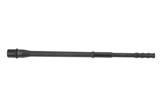 Faxon AR-15 Gunner Barrel Integral Brake is machined from CMV steel with a Nitride finish